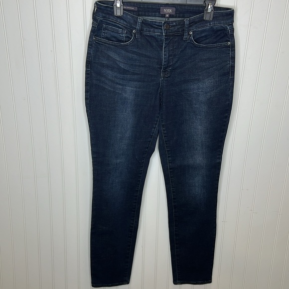 NYDJ Alina Legging Dark Wash Size 8 - Picture 1 of 14
